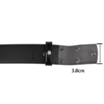 Ceinture cowboy marron sans boucle pour boucle interchangeable (2)