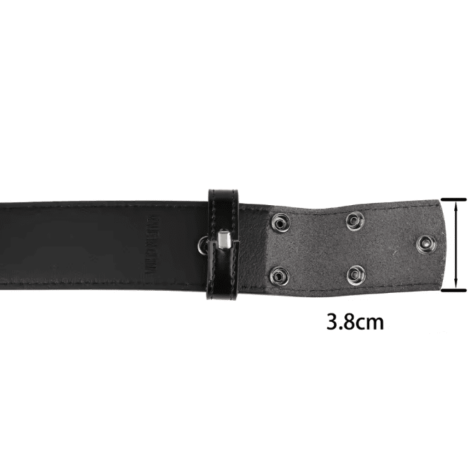 Ceinture cowboy marron sans boucle pour boucle interchangeable (2)
