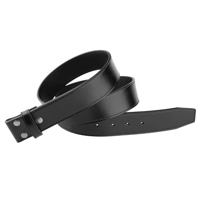 Ceinture cowboy marron sans boucle pour boucle interchangeable (5)