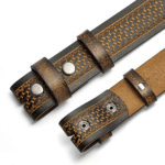 Ceinture cowboy sans boucle motifs vintage (3)