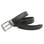Ceinture cowboy urbain cuir boucle métal brossé (4)