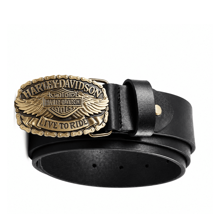 Ceinture cuir Harley Davidson (1)