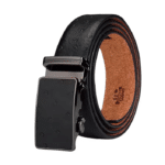Ceinture effet cuir d’autruche boucle automatique (2)
