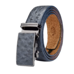 Ceinture effet cuir d’autruche boucle automatique (4)