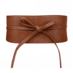 Ceinture obi effet cuir à nouer style western (5)