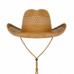 Chapeau cowboy ajouré souple et léger été (1)
