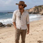 Chapeau cowboy d’été plage