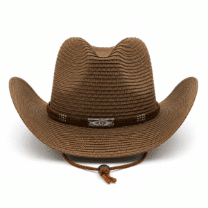 Chapeau cowboy été en fibre végétale tressée légère