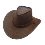 Chapeau cowboy homme marron style authentique (2)