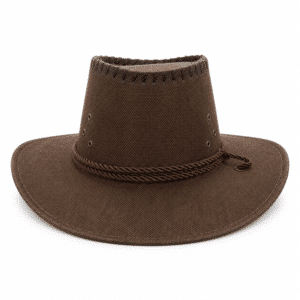 Chapeau cowboy homme marron style authentique