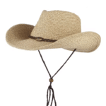 Chapeau cowboy homme souple bandeau tressé (5)
