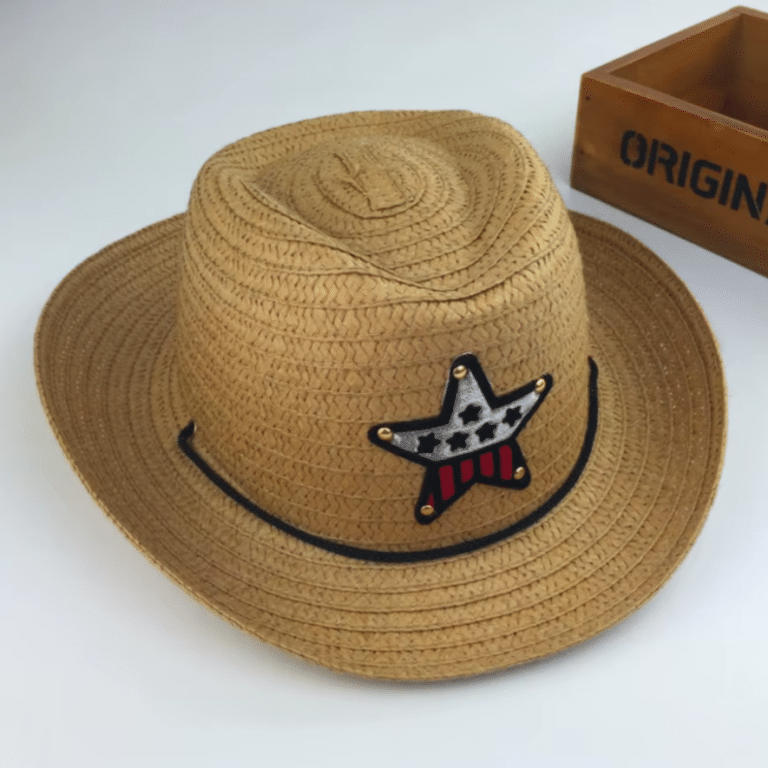 Chapeau cowboy paille enfant (1)