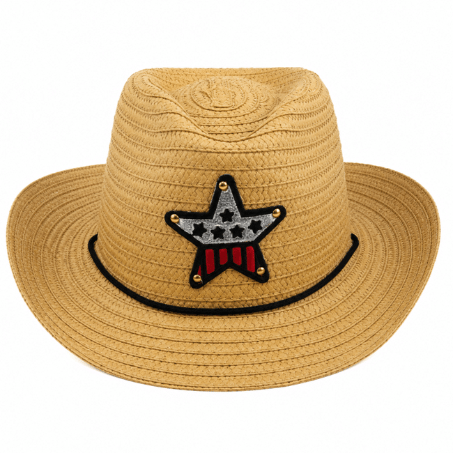 Chapeau cowboy paille enfant (6)