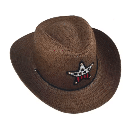 Chapeau cowboy paille enfant (7)