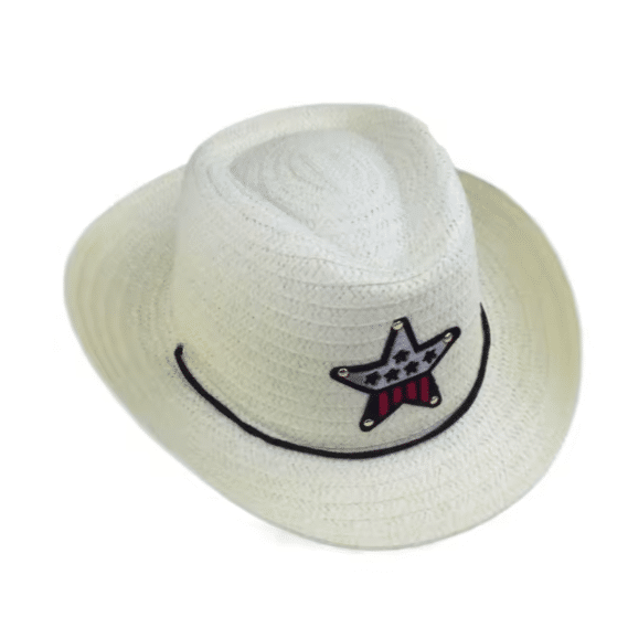 Chapeau cowboy paille enfant (9)