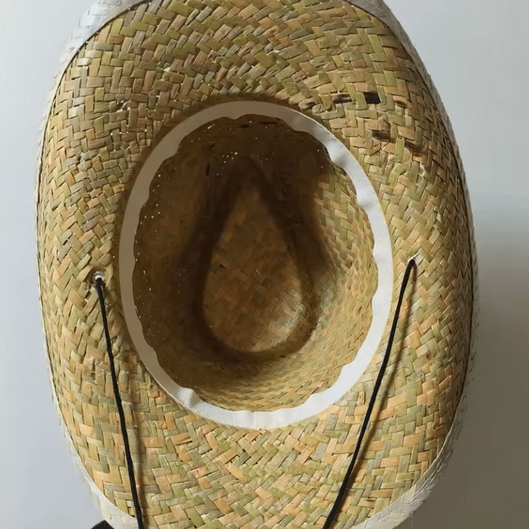 Chapeau cowboy paille style provençale (4)