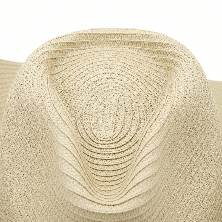 Chapeau cowboy souple en fibre végétale tressée légère (6)