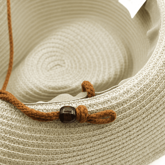 Chapeau cowboy souple en fibre végétale tressée légère (7)
