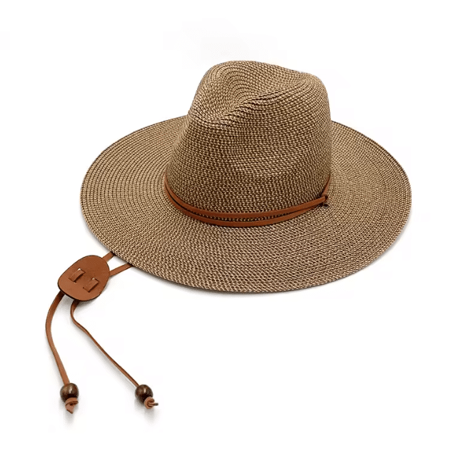 Chapeau paille large été pour femme (2)
