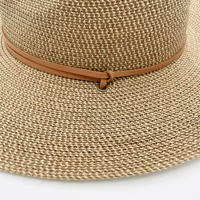 Chapeau paille large été pour femme (3)