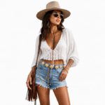 Chapeau paille large été pour femme (7)