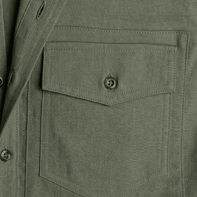 Chemise cowboy fibres végétales naturelles style aventurier (10)