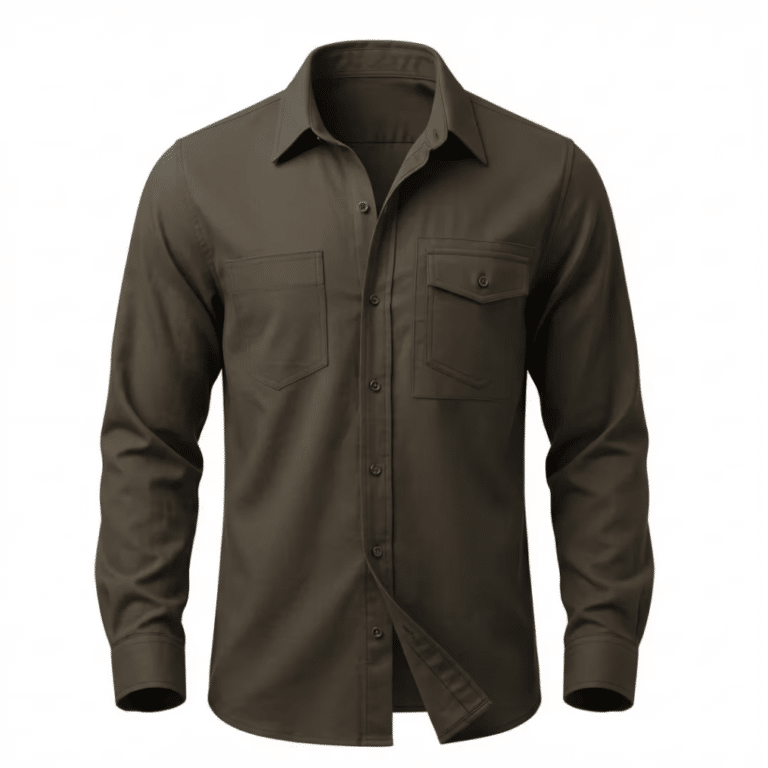 Chemise cowboy fibres végétales naturelles style aventurier (11)