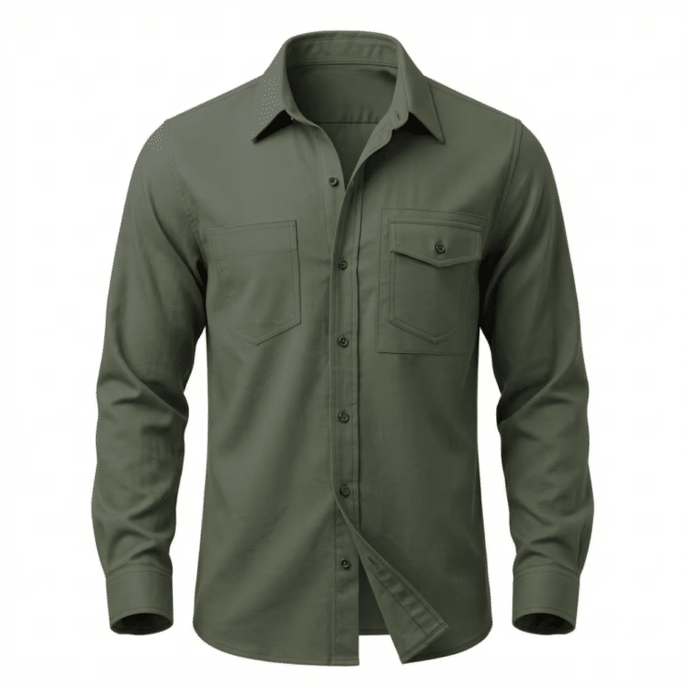 Chemise cowboy fibres végétales naturelles style aventurier (2)