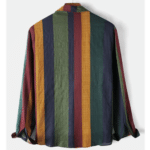 Chemise cowboy multicolore légère pour soirée d’été (2)