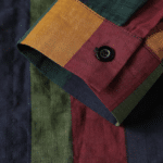 Chemise cowboy multicolore légère pour soirée d’été (6)