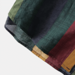 Chemise cowboy multicolore légère pour soirée d’été (7)