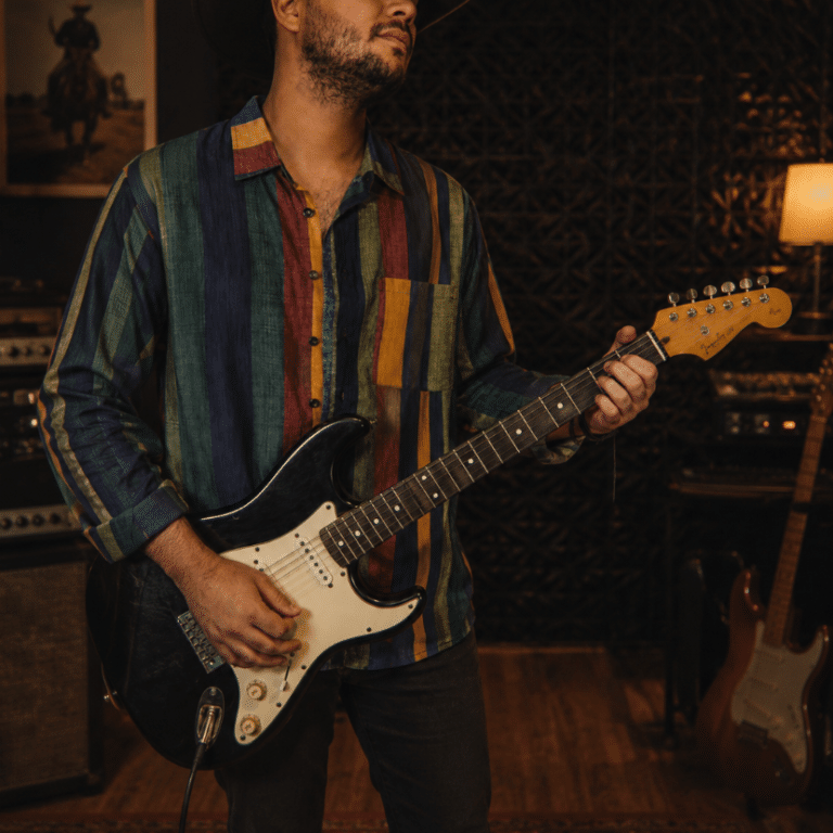 Chemise cowboy multicolore légère pour soirée d’été