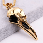 Collier western crâne d’oiseau à long bec argenté (3)