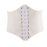 Corset femme western noir effet cuir (5)