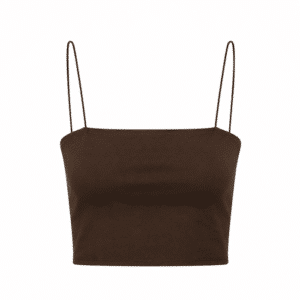 Crop top marron