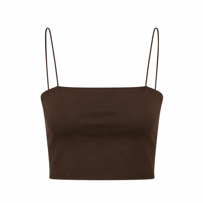 Crop top marron (3)