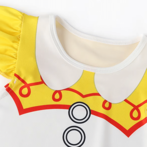 Déguisement Jessie Toy Story fille robe bleue avec accessoires (4)