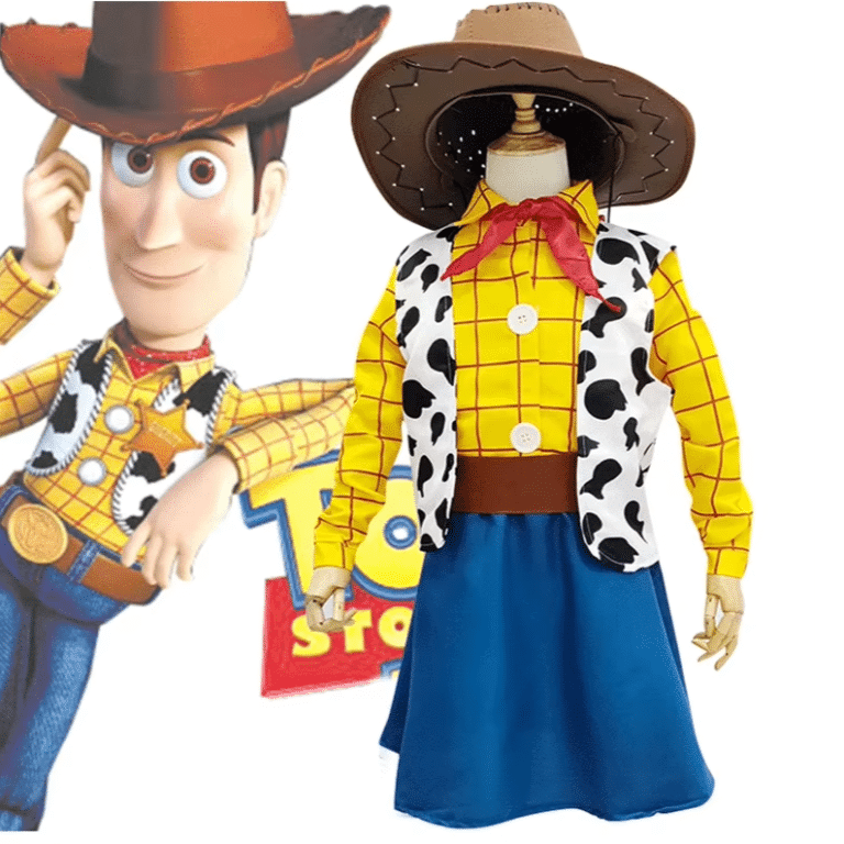 Déguisement cowboy Woody Toy Story pour fille (1)