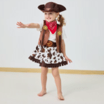 Déguisement cowgirl fille marron (6)