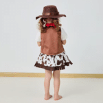 Déguisement cowgirl fille marron (7)