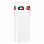 Jupe crochet motifs granny square longues franges plage (1)