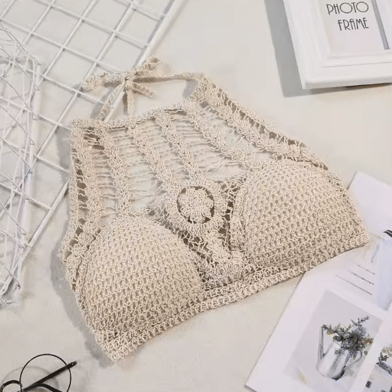 Top crochet franges plage (1)