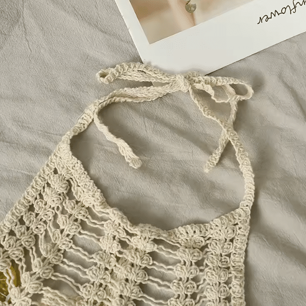 Top crochet franges plage (3)