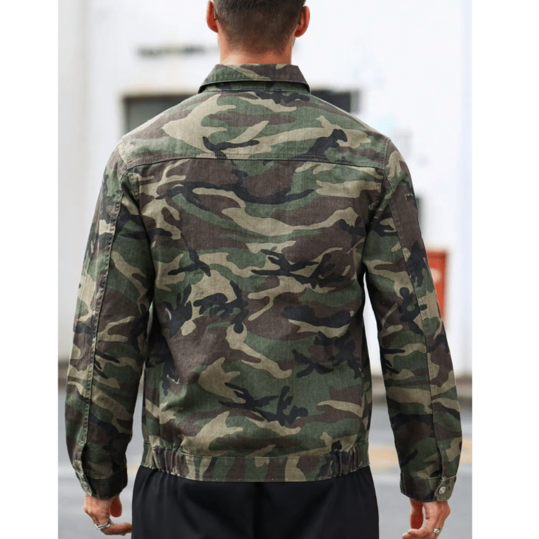 Veste cowboy homme camouflage en coton renforcé zippée (2)