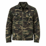 Veste cowboy homme camouflage en coton renforcé zippée (4)