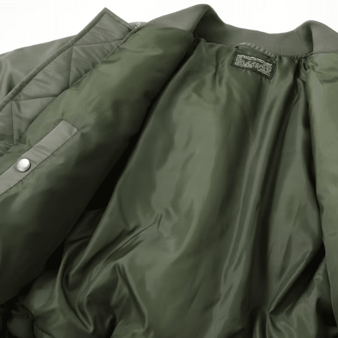Blouson aviateur MA-1 vert sauge militaire vintage (10)
