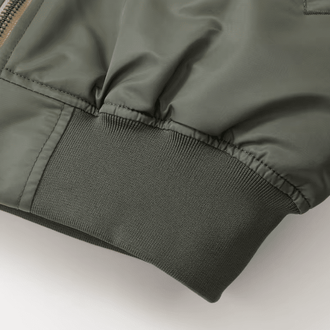 Blouson aviateur MA-1 vert sauge militaire vintage (7)