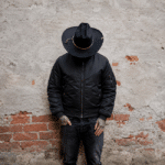 Blouson aviateur noir militaire vintage MA-1 (1)