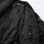 Blouson aviateur noir militaire vintage MA-1 (2)