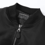 Blouson aviateur noir militaire vintage MA-1 (4)